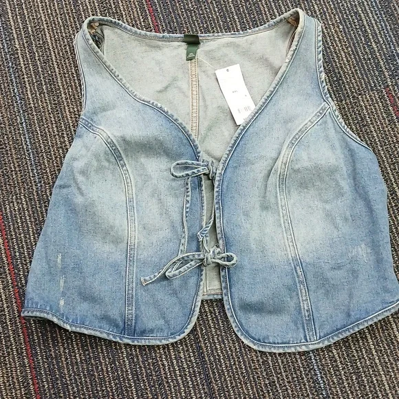 NWT Wild Fable | blue jeans vest XXL - Picture 2 of 6
